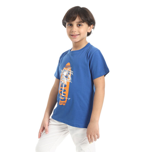 Boys Cotton Printed T-Shirt