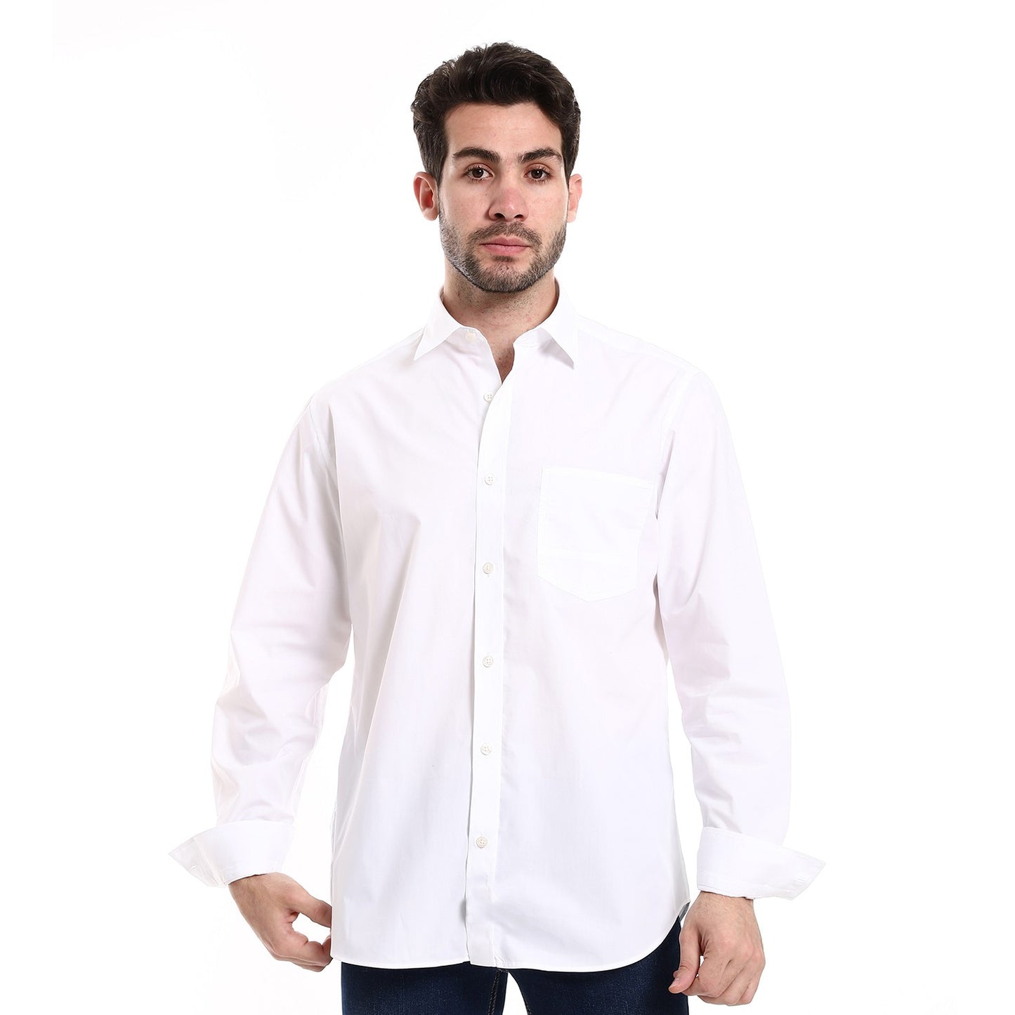 Men's Cotton Plain Shirt