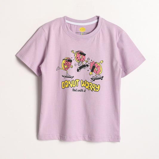 Boys Cotton Printed T-Shirt