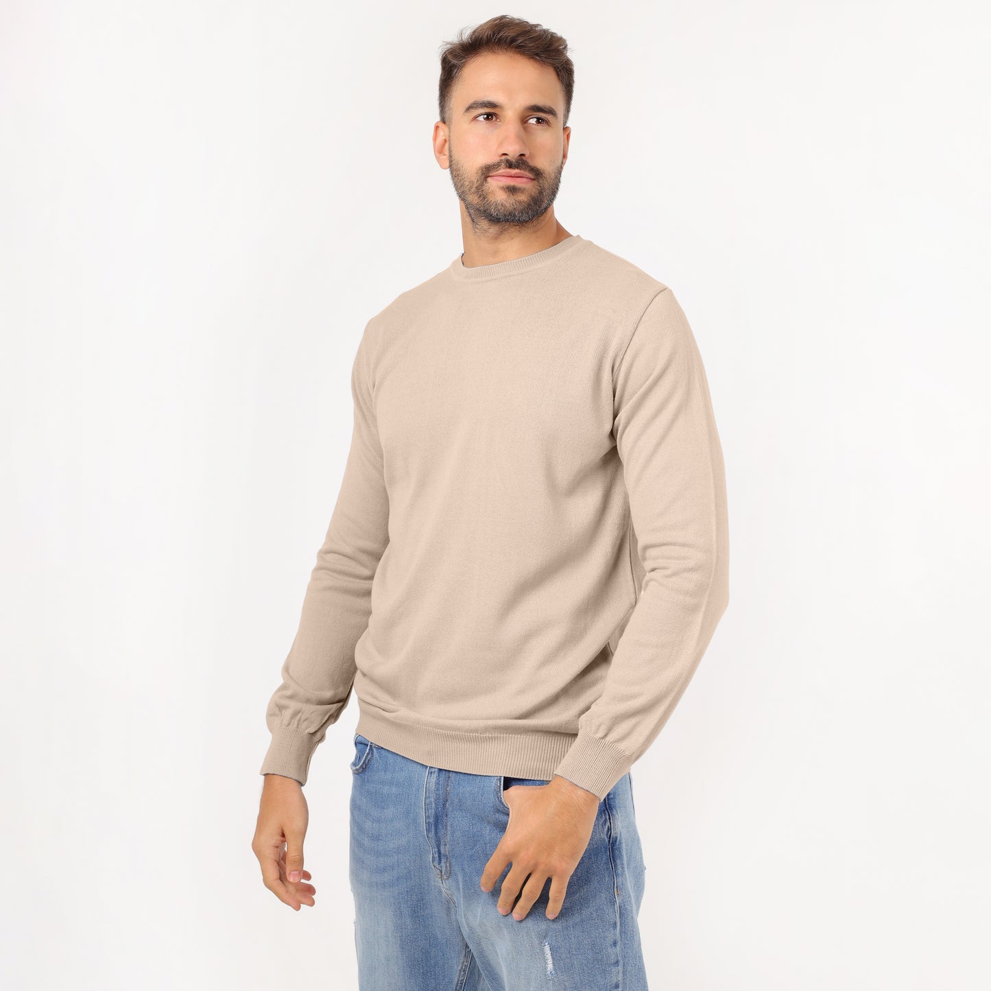 Men's Crew Neck Knit Sweater