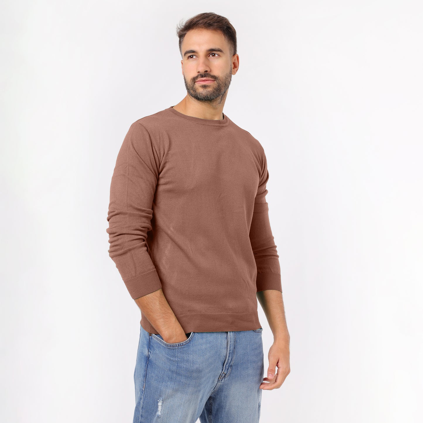 Men's Crew Neck Knit Sweater