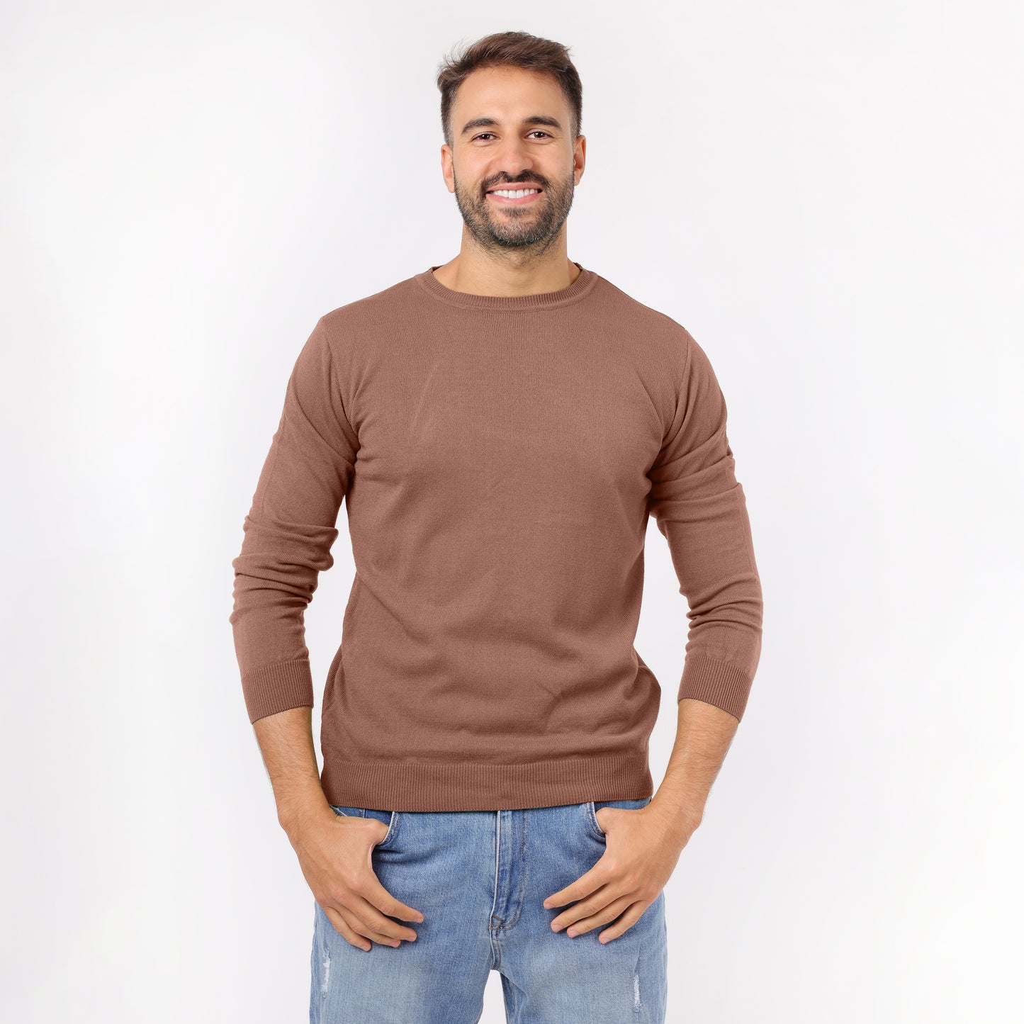 Men's Crew Neck Knit Sweater