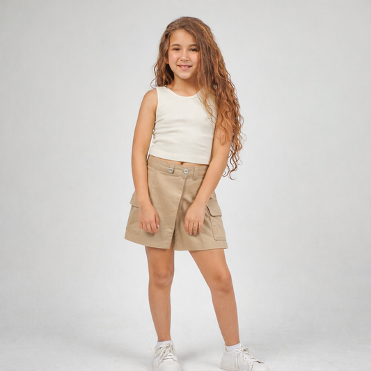 Girls Skort with Two Pockets