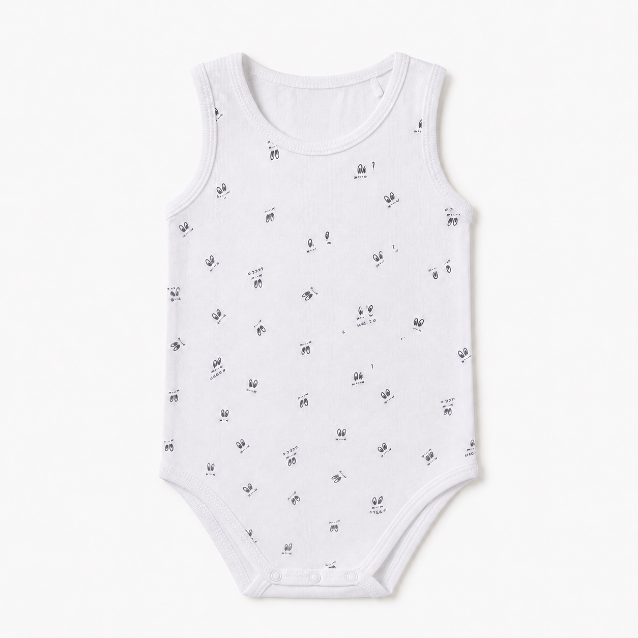 Kids Printed Sleeveless Bodysuit