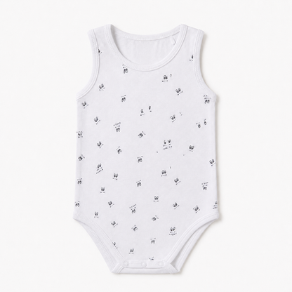 Kids Printed Sleeveless Bodysuit