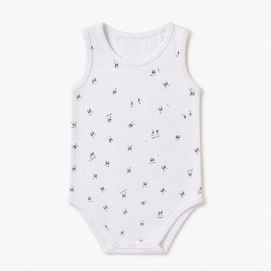 Kids Printed Sleeveless Bodysuit