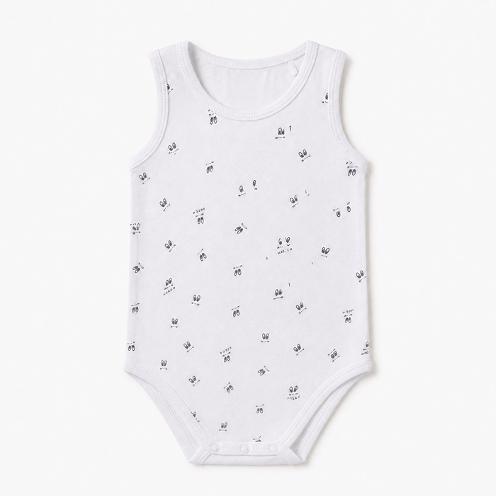 Kids Printed Sleeveless Bodysuit