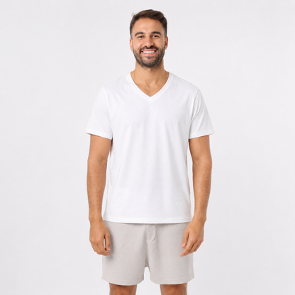 Men’s Plain V-Neck T-Shirt