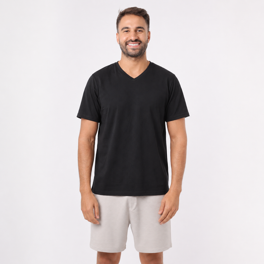 Men’s Plain V-Neck T-Shirt