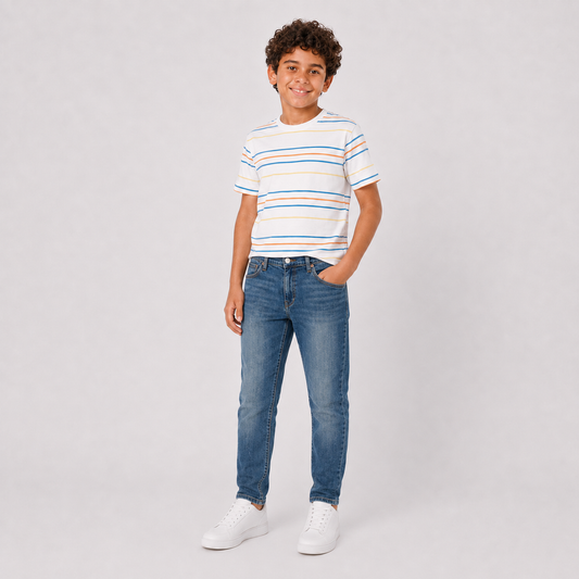 Boys Elastic Waist Jeans