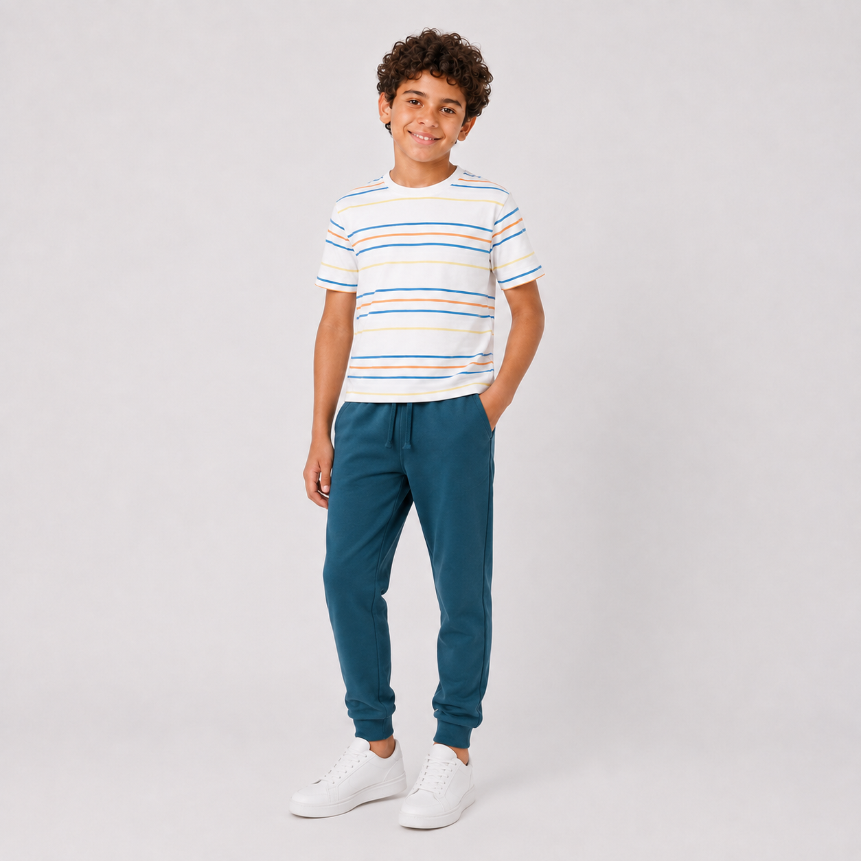Boys Jogger Pants with Drawstring