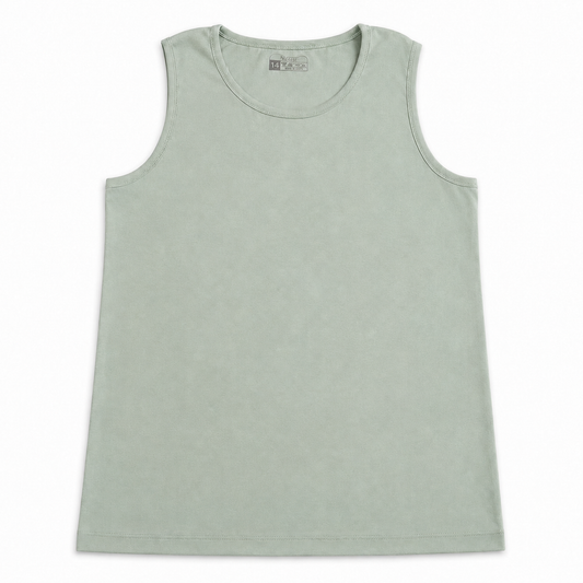 Boys Ribbed Cotton Tank Top
