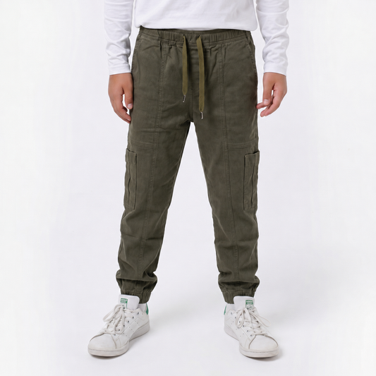 Boys’ Cargo Gabardine Pants