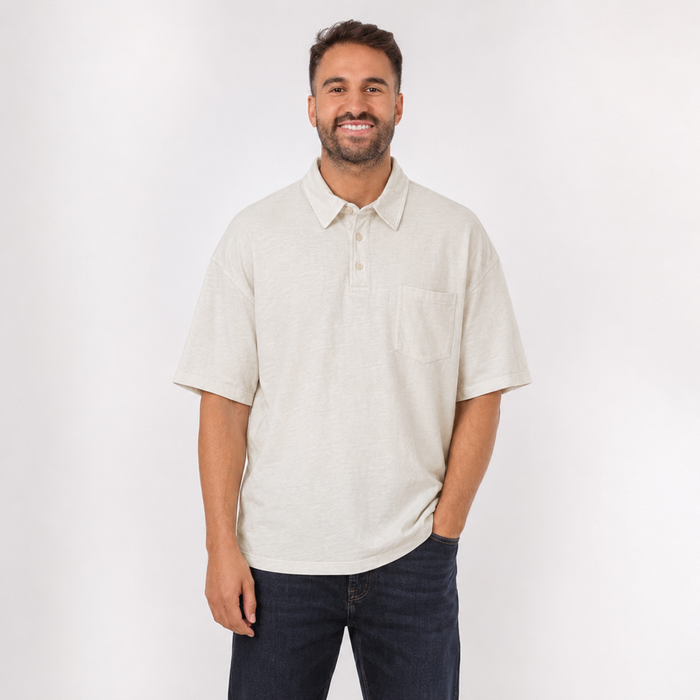 Men’s Cotton Polo Shirt with Pocket