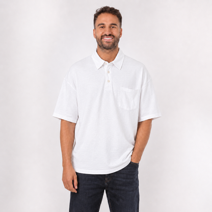Men’s Cotton Polo Shirt with Pocket