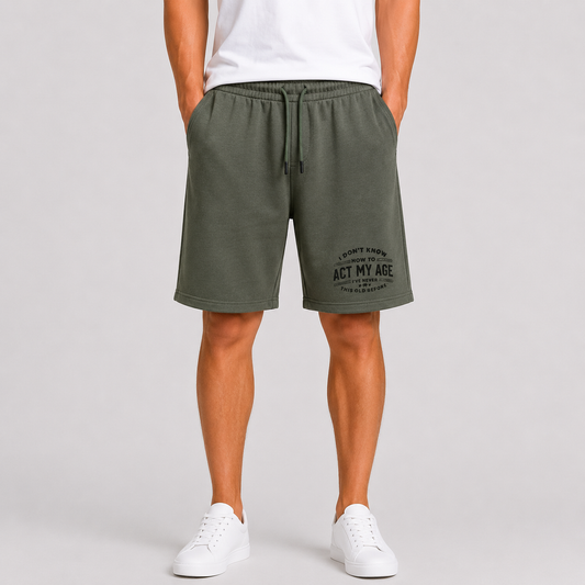 Men’s Printed Melton Shorts