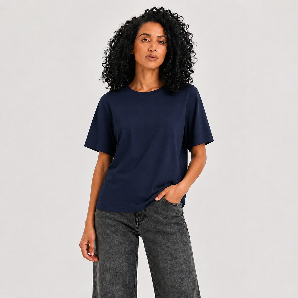 Women’s Plain Relaxed Fit T-Shirt