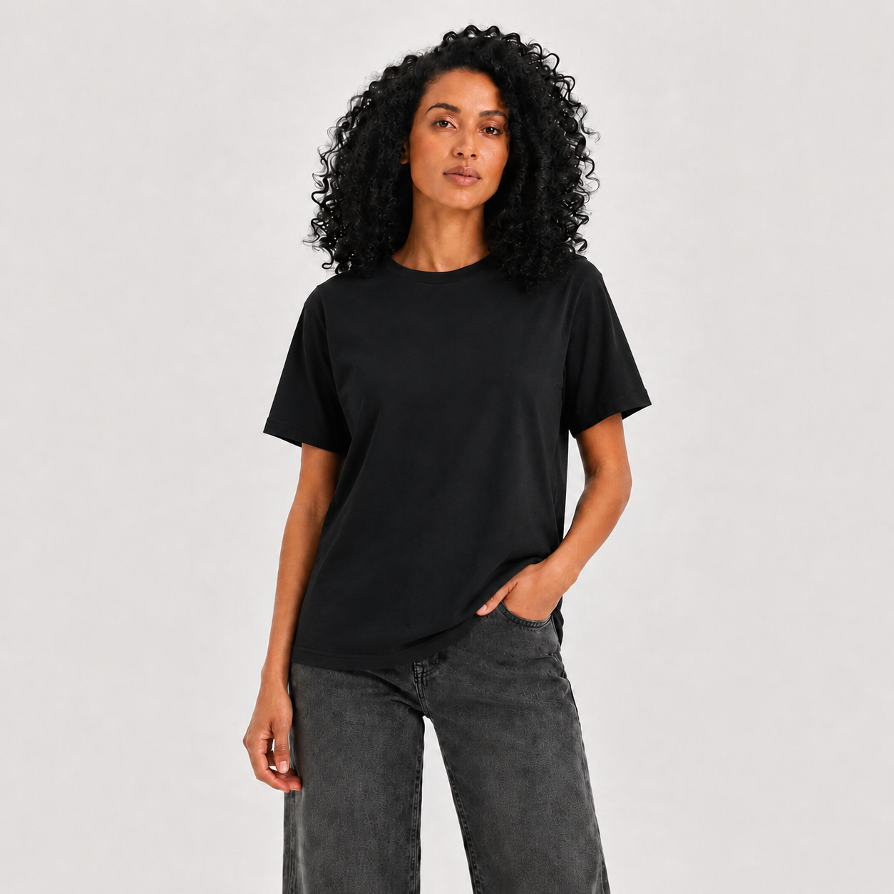 Women’s Plain Relaxed Fit T-Shirt