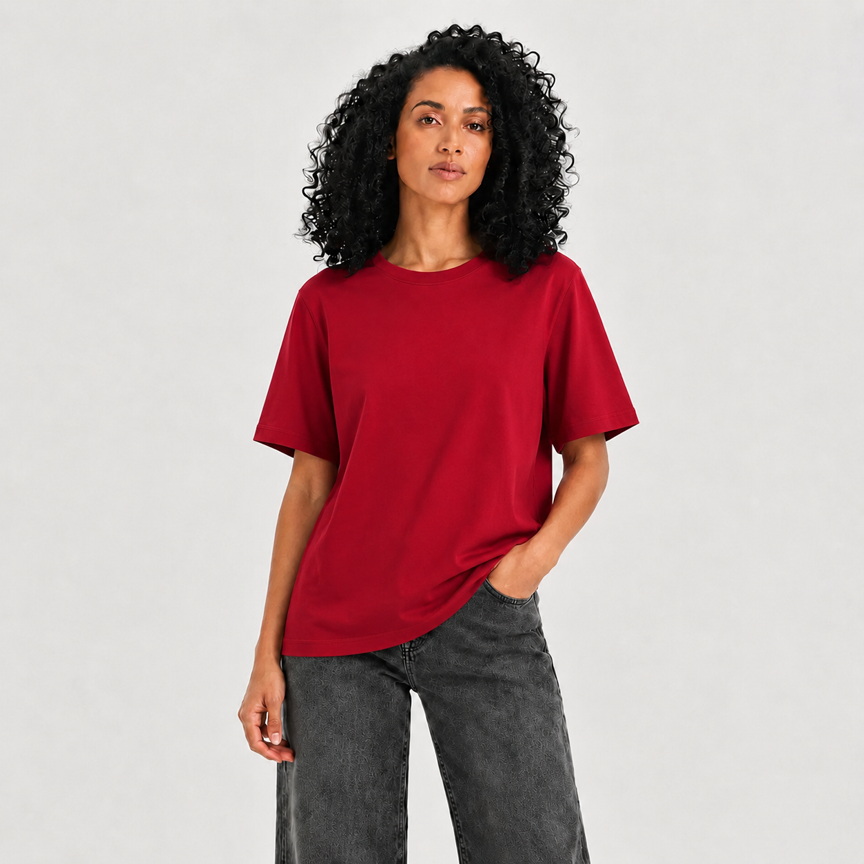 Women’s Plain Relaxed Fit T-Shirt