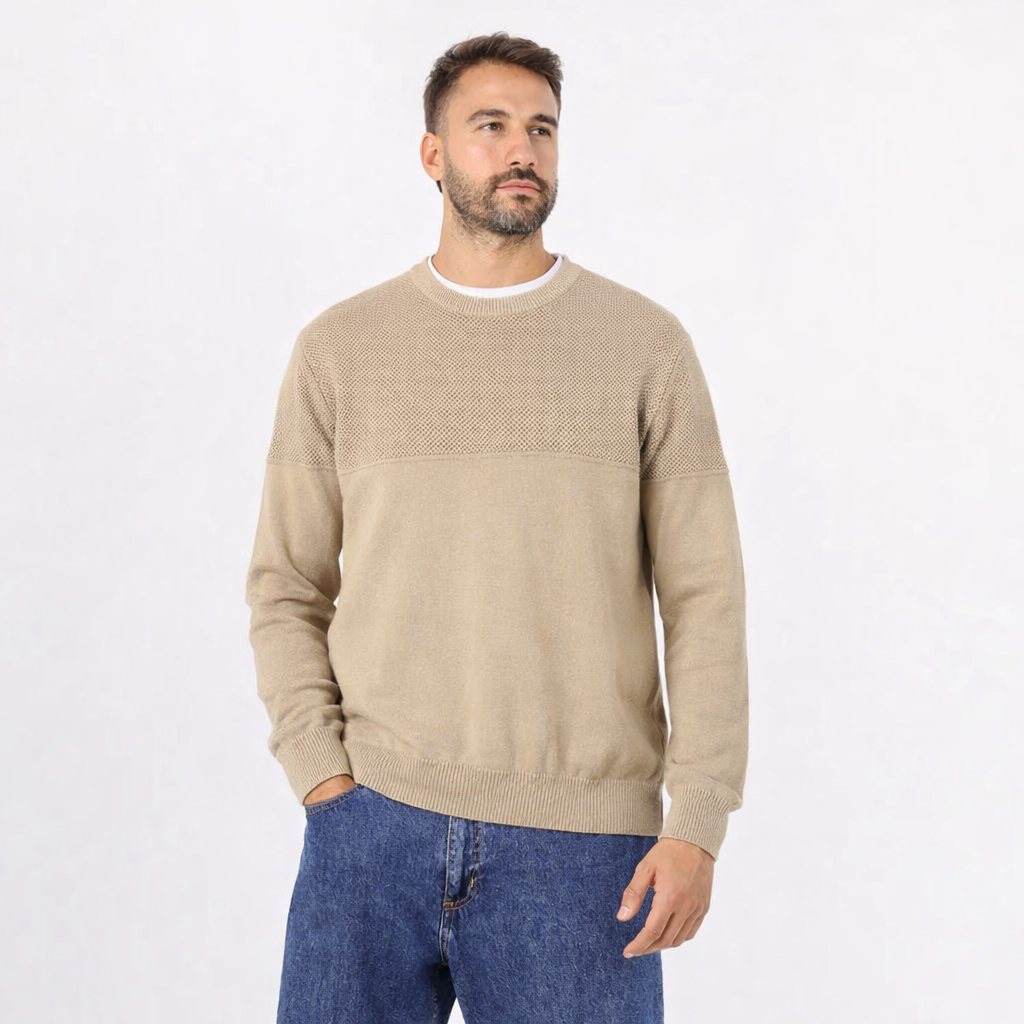 Men's Crew Neck Knit Sweater