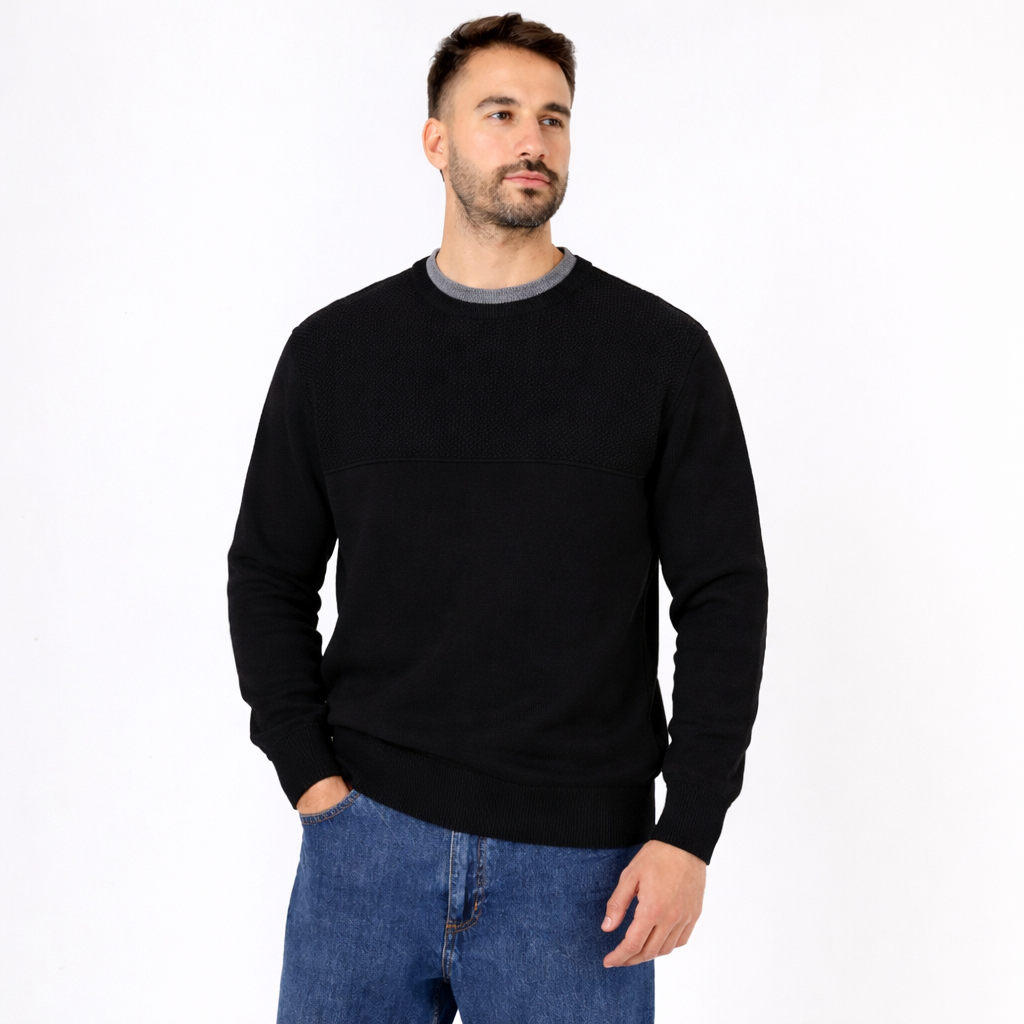 Men's Crew Neck Knit Sweater