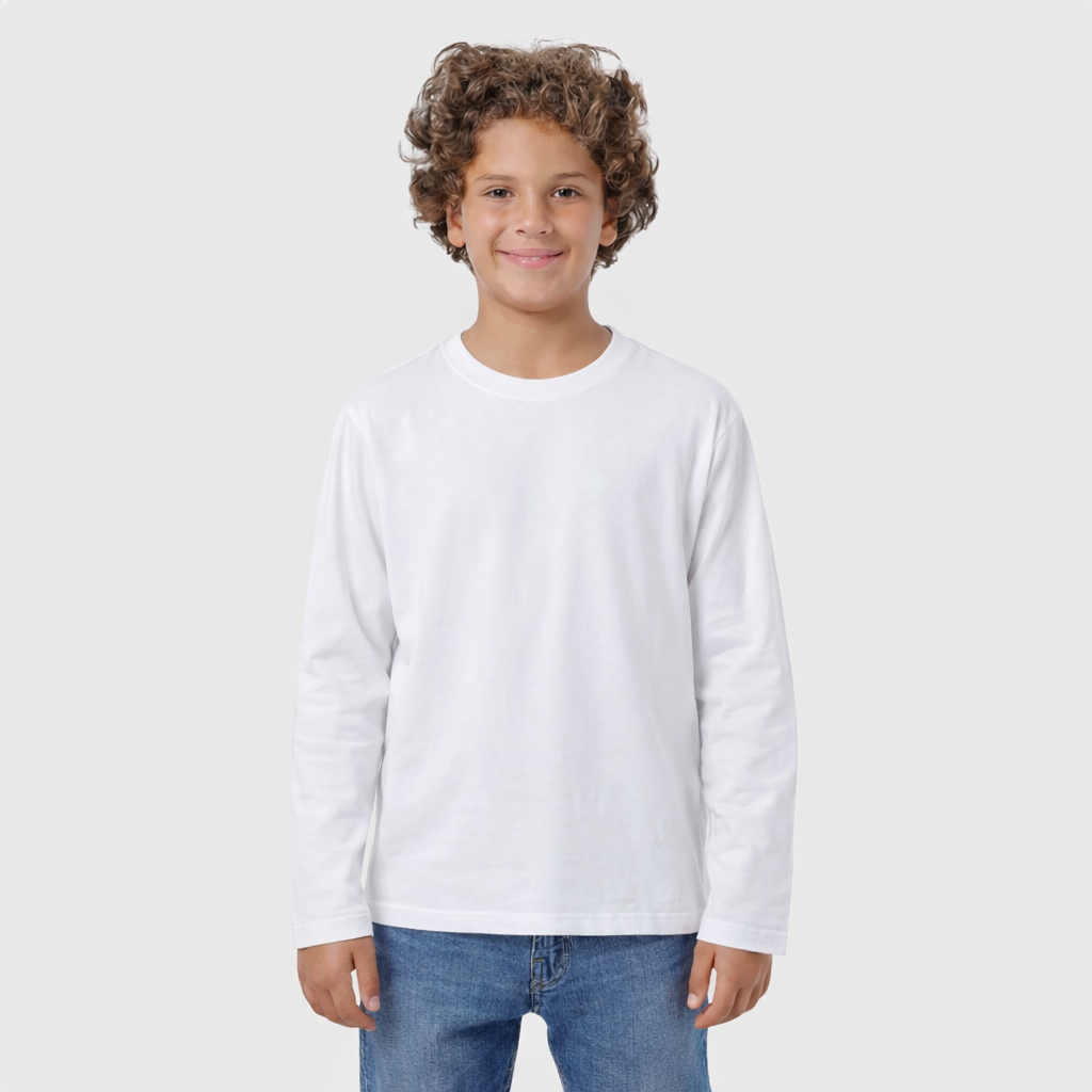 Boys Long Sleeve Cotton T-Shirt