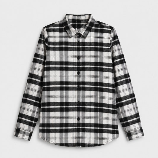 Women's Plaid Flannel Shirt