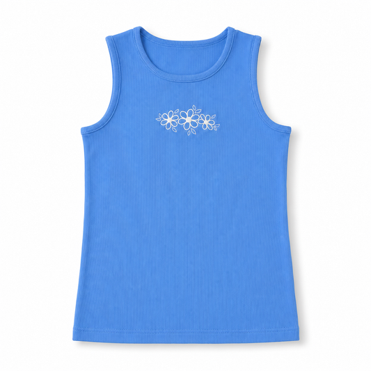 Girls Cotton Printed Tank
