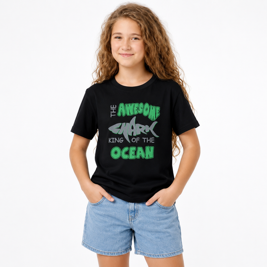 Girls Cotton Printed T-Shirt