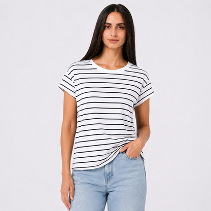 Women Striped T-Shirt