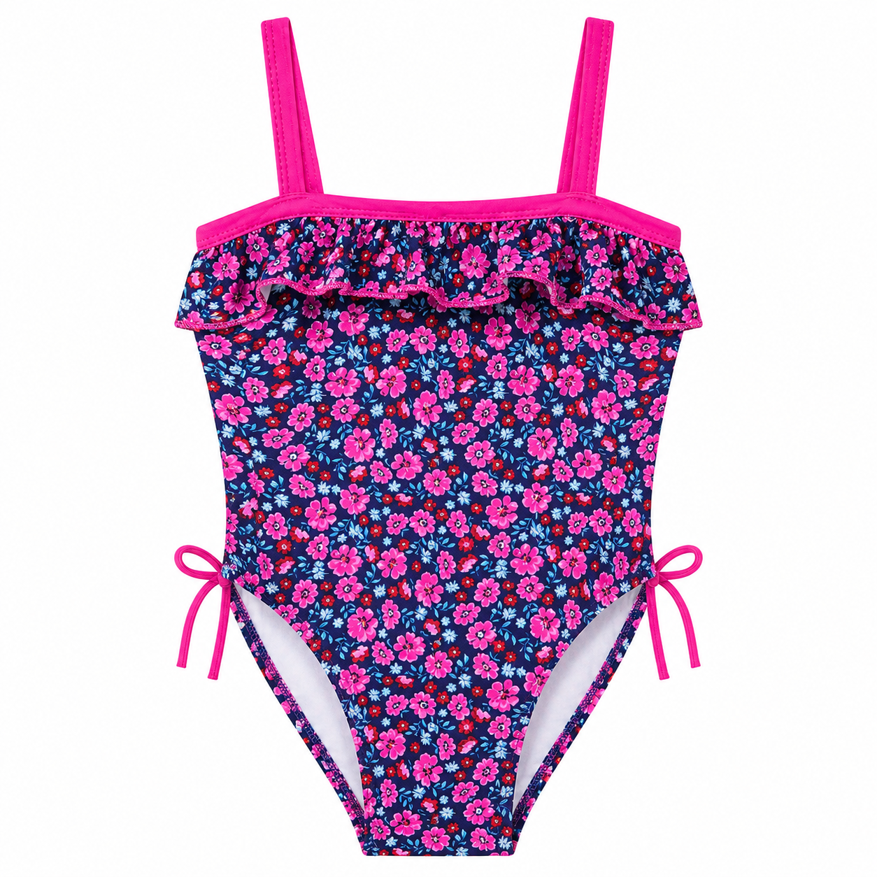 Girls Ruffle One Piece Swimsuit