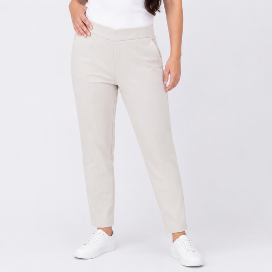 Women Pull-On Gabardine Trousers