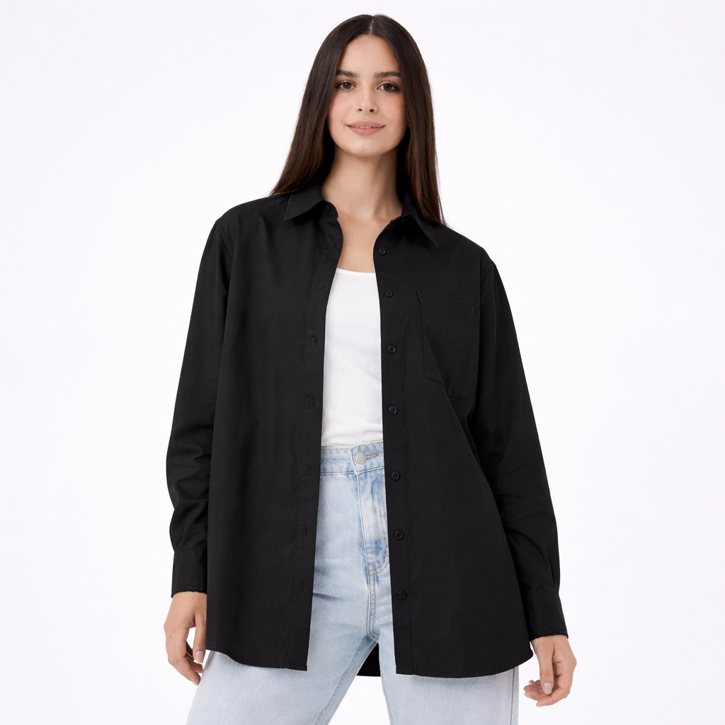 Women's Oversized Cotton Shirt
