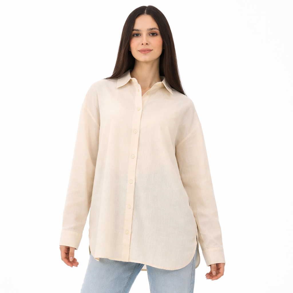 Women's Oversized Cotton Shirt