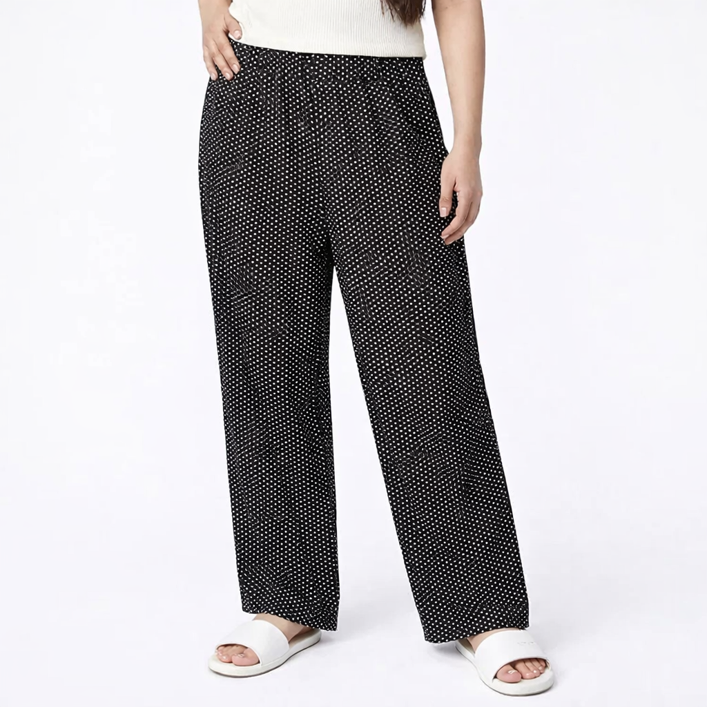 Women's Printed Polyester Pants