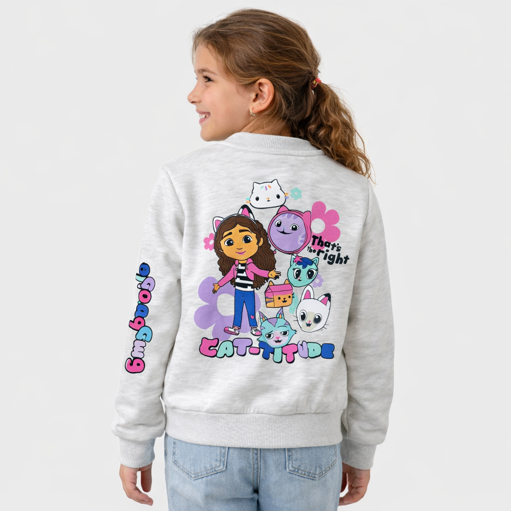 Girls Printed Cotton Jacket