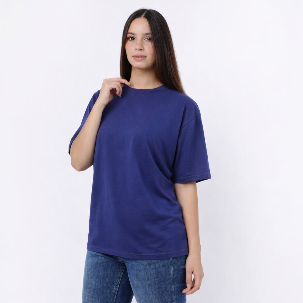 Women's Cotton Plain T-Shirt