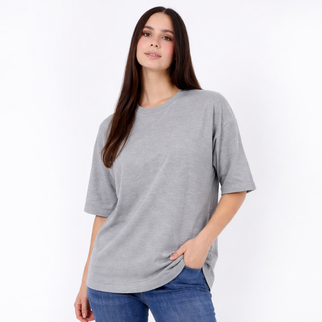 Women's Cotton Plain T-Shirt