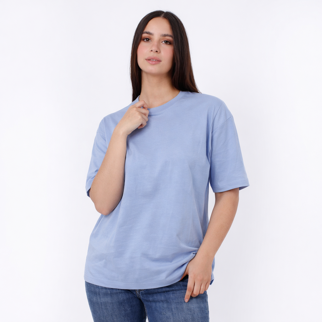 Women's Cotton Plain T-Shirt