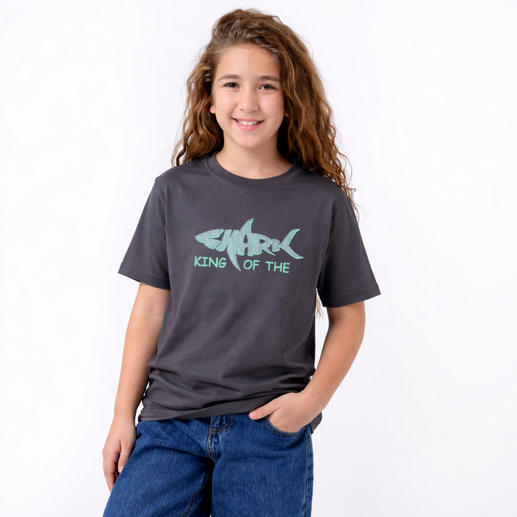 Girls Cotton Printed T-Shirt