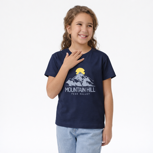 Girls Cotton Printed T-Shirt