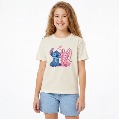 Girls Cotton Printed T-Shirt