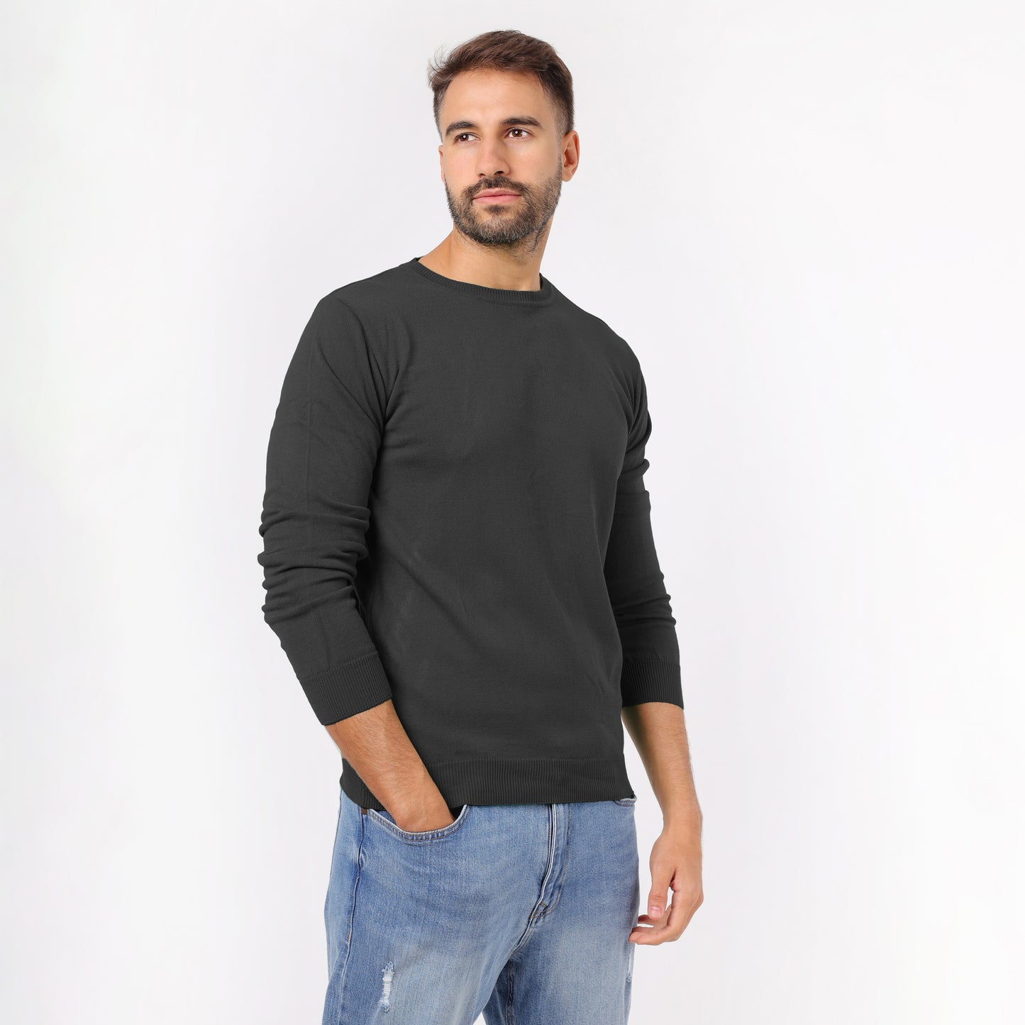 Men's Crew Neck Knit Sweater
