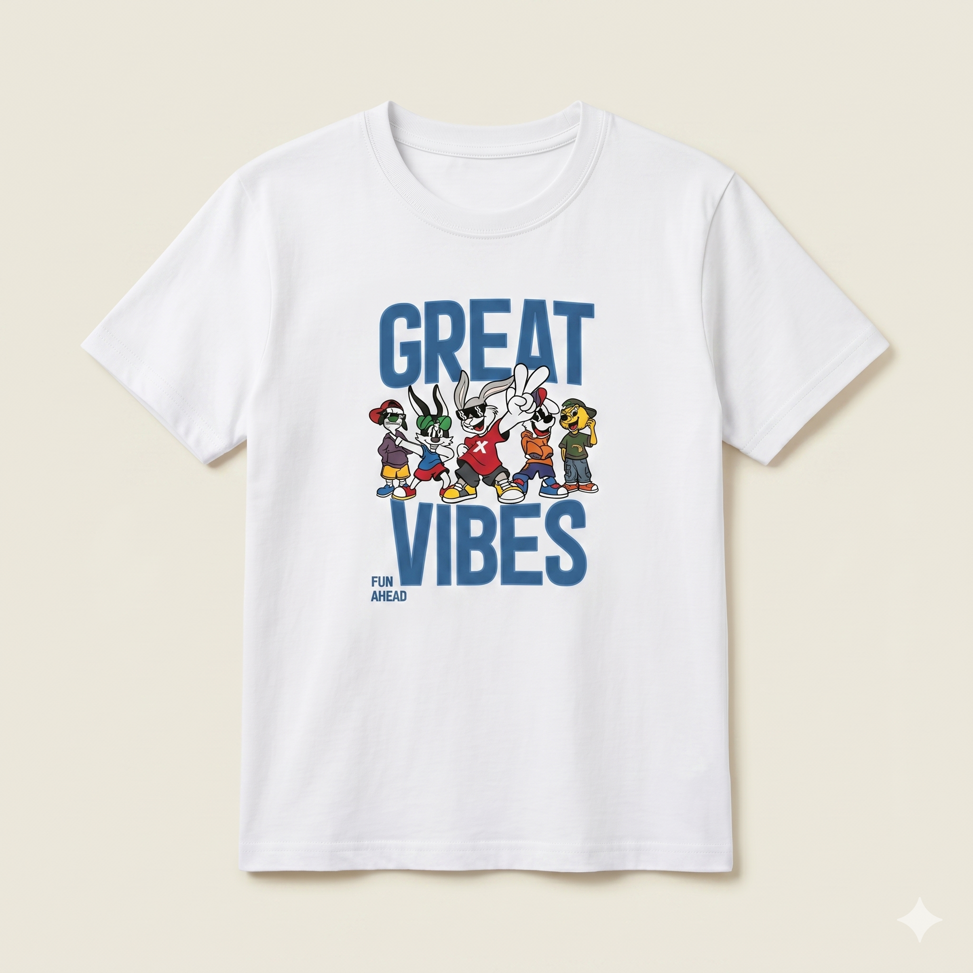 Boys graphic cotton t-shirt with printed design and short sleeves