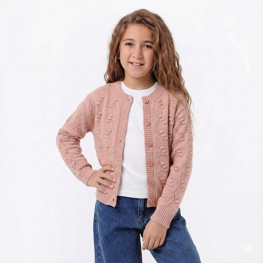 Girls Knitted Cardigan