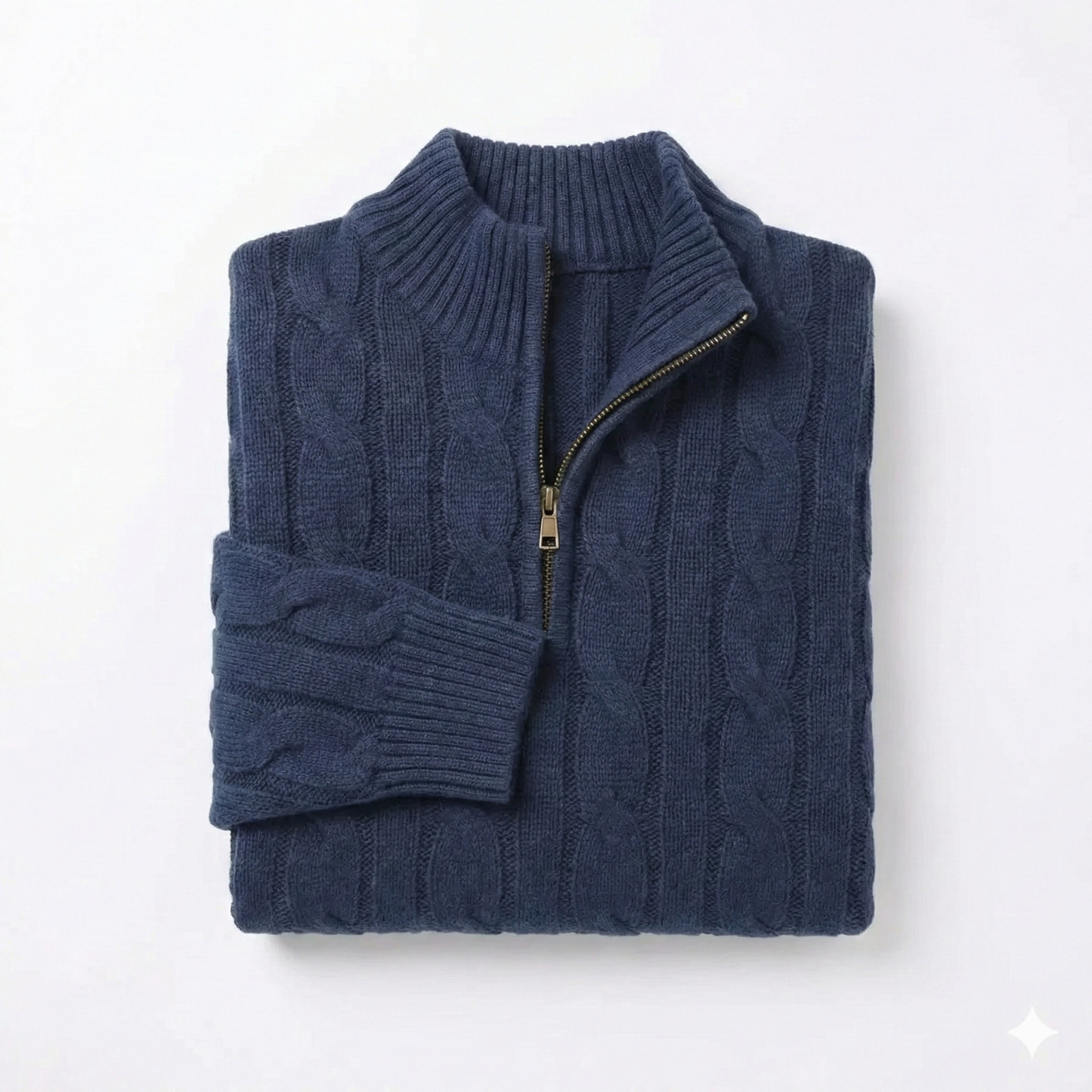 Men's Half Zip Knit Sweater
