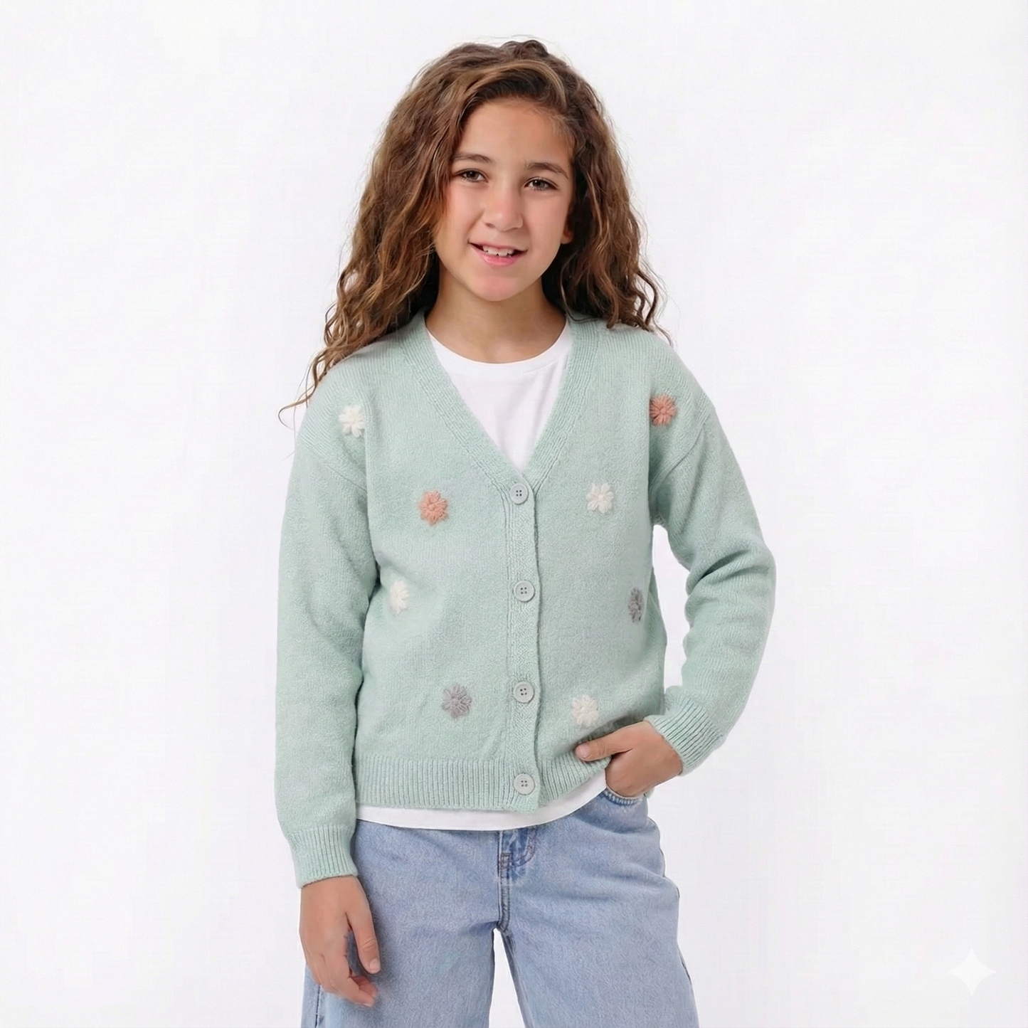 Girls Knitted Cardigan