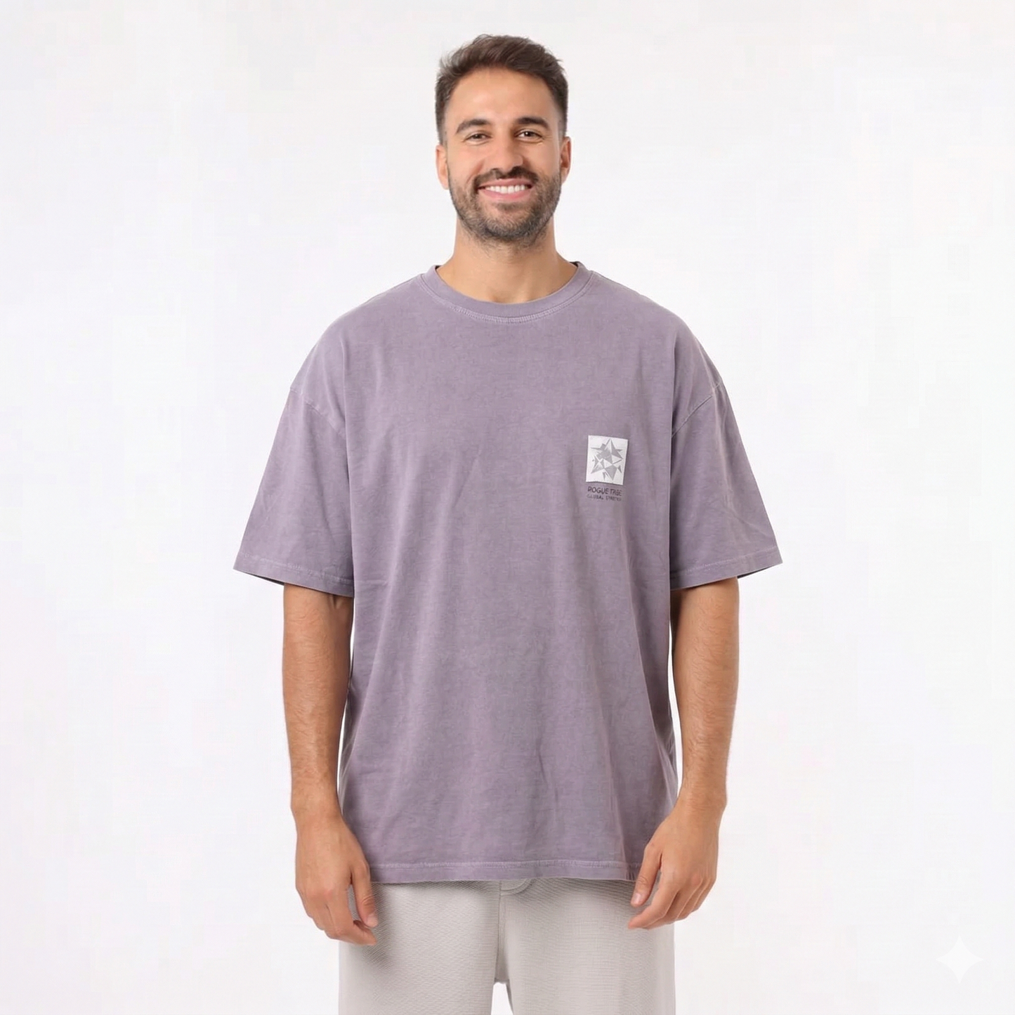 Men’s Oversized Cotton Printed T-Shirt