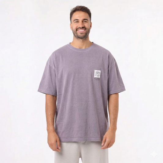 Men’s Oversized Cotton Printed T-Shirt