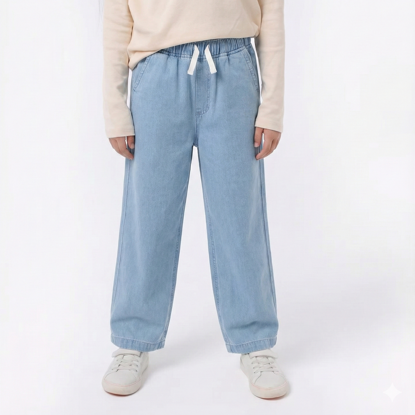 Girls Wide Leg Jeans